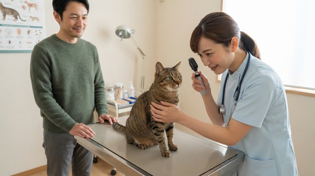 健康診断は何歳から？年代別の推奨頻度に関連する猫と暮らしの様子