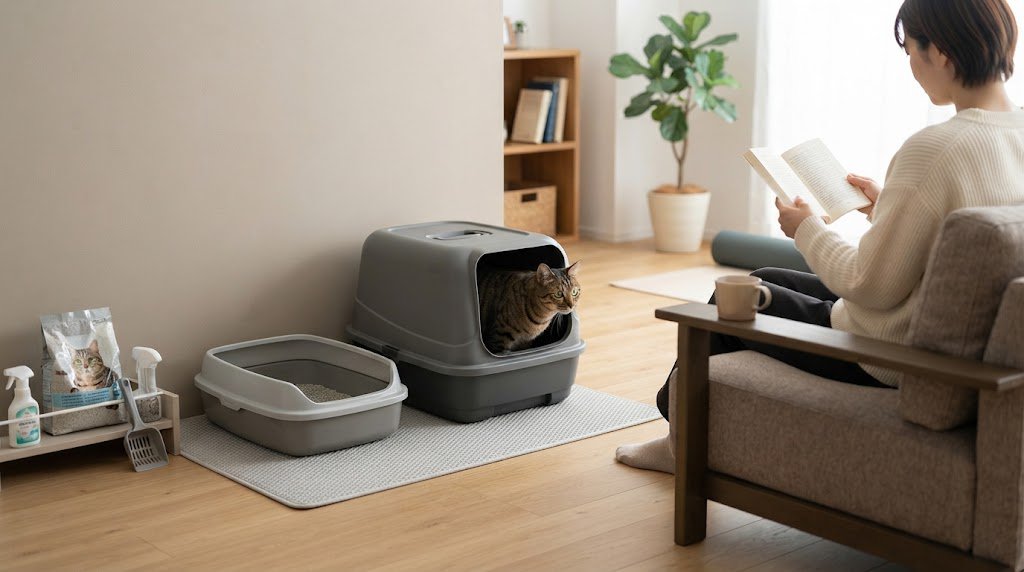 猫トイレのサイズ・大きさの選び方｜体格に合ったサイズの目安を解説