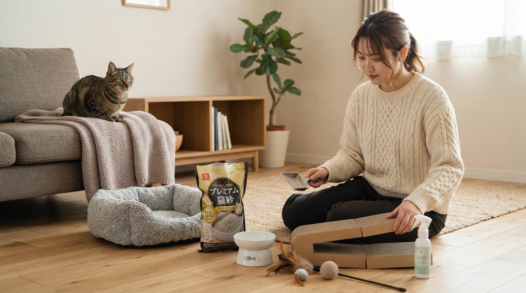 猫を飼うための部屋・環境づくり｜初心者が準備したいポイントを解説