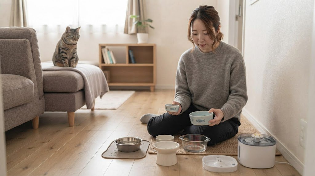 猫の水の飲み方・飲水量は？水道水を与えるときの注意点も解説