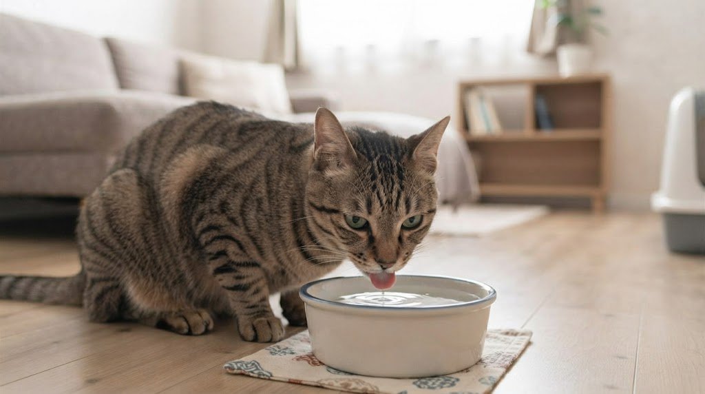 猫の1日の適切な飲水量と計算方法